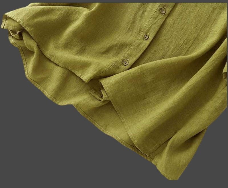 Olive Green Colour Half Sleeve shirt For Women