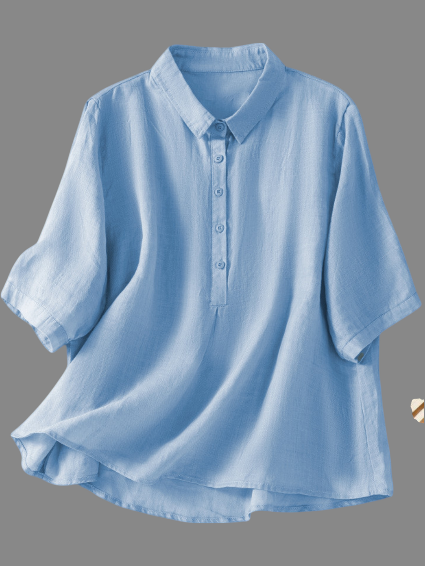 Sky Blue Colour Plain Kurta For Women