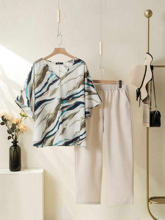 Trendy Two-Piece Outfit – Soft & Stylish Wear